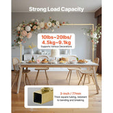 2Pcs Over The Table Rod Stand with Clamp Arch Frame Decor 28 to 98 Inch Adjustable